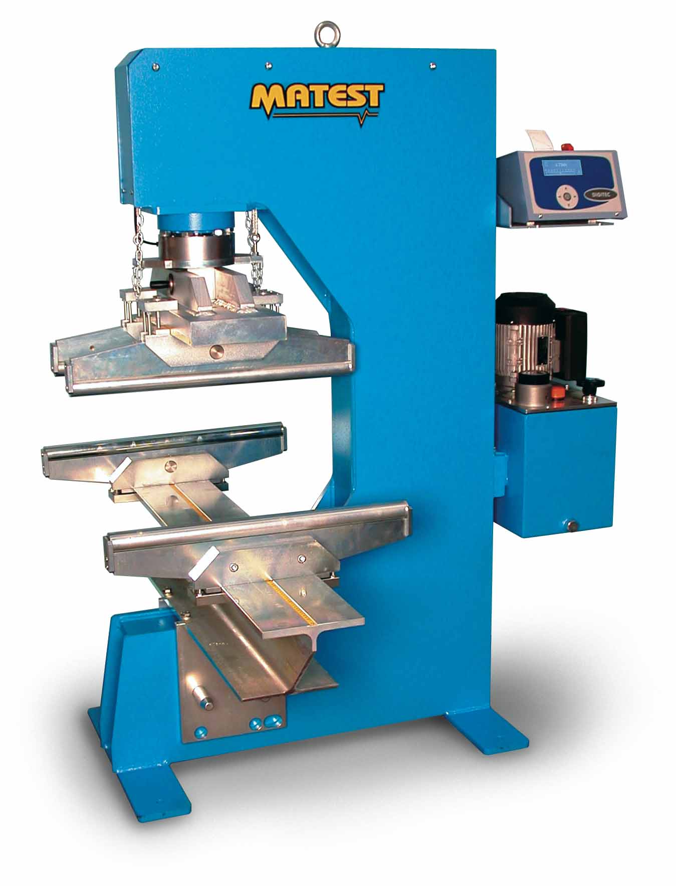 CONCRETE FLEXURAL MACHINE, 150 kN, ''OPEN SIDED FRAME'', MOTORIZED, DIGITEC